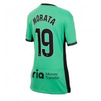 Echipament fotbal Atletico Madrid Alvaro Morata #19 Tricou Treilea 2023-24 pentru femei maneca scurta